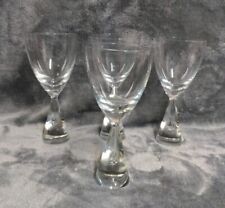 Lot of FOUR (4) HOLMEGAARD Princess Teardrop WINE Cordial Glasses 3 Ounce picture