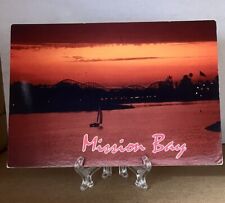 Postcard Mission Bay Park Sunset- San Diego California CA MG122 picture