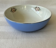 Vintage 1950s Hall's Superior Kitchenware Serving Mixing Bowl Rose Parade 9