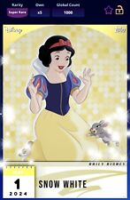 Topps Disney Collect Super Rare Daily Snow White LE 1000 picture