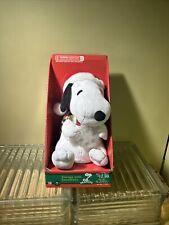 Christmas Dancing Snoopy Plays We Wish You A Merry Christmas w Lighted Snowflake picture