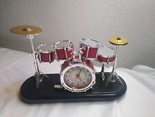Drum Set Alarm Clock. Rare and Discontinued.  Working Condition. picture