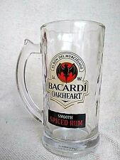 New Bacardi Oakheart Spiced Rum/ Beer/ 12 oz mug  Rippled Glass Effect picture