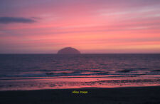 Photo 6x4 Girvan Shore at Sunset With view of the Ailsa Craig. c2018 picture