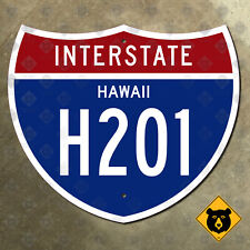 Hawaii interstate H201 state route 78 highway sign Honolulu Moanalua Road 12x10 picture