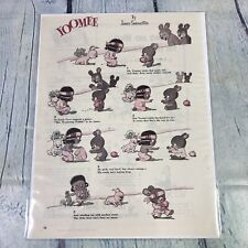 Vintage 1943 Print Ad Yoomee Cartoon Magazine Advertisement Paper Ephemera picture