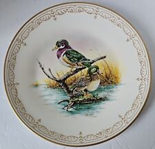 Wood Ducks E M Boehm 1981 Limited Edition Water Bird Collection Plate. picture