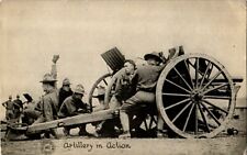 Artillery In Action RPPC postcard Chicago Daily News War Postal Card Department picture