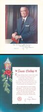 J. Edgar Hoover Portrait and Christmas Card - Autographs of Famous People picture