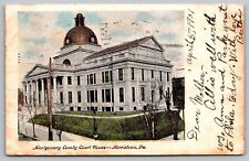Montgomery County Court House Norristown PA Pennsylvania Antique Postcard UDB PM picture