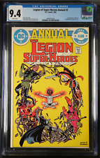 💎🔥 Legion of Super-Heroes Annual 1 CGC 9.4 1982 1st New Invisible Kid app.💎🔥 picture