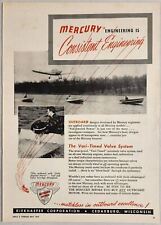 1947 Print Ad Mercury Full-Jeweled Power Outboard Motors Cedarburg,Wisconsin picture