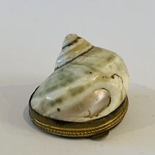 Antique mother of pearl /shell  18/19th C Snuff Box picture