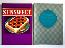 Vintage Lot 2 Recipe Booklets 1939 Sunsweet Sun Sweet & 1933 Prunes for Epicures picture
