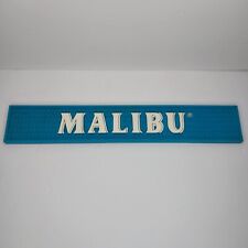 Vintage Malibu Rubber Bar Spill Mat Barware Blue Barware 2004 Advertising RARE picture