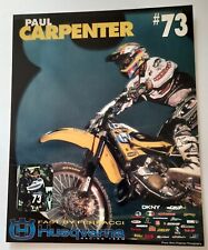 Vintage 1999 Paul Carpenter Poster Card Ferracci Husqvarna Motocross Supercross picture