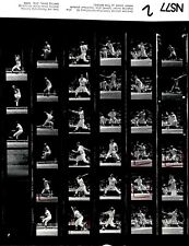 LD361 1977 Orig Contact Sheet Photo DETROIT TIGERS SEATTLE MARINERS C. REYNOLDS picture
