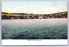 Nyack on the Hudson New York ca 1905 Water View River Bldgs Postcard picture