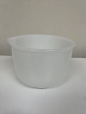 Sunbeam Glasbake Mixing Bowl White Milk Glass Mixer Bowl 6.5