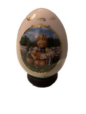 Hummel Porcelain Egg Collection Favorite Pet Danbury Mint Vintage Collectible picture