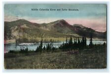 1909 Middle Columbia River Table Mountain Vancouver Washington Antique Postcard picture