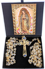 Wedding Lasso Crystal with Jesus Christ and Virgen De Guadalupe in a Premium Gif picture