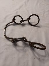 ANTIQUE HORSE BRIDLE BIT,WESTERN, LATE 1800S OR EARLY 1900S, 3 1/2 INCH... picture
