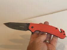 Kershaw 8650 Barricade Orange Recue Pocket Knife PRE-OWNED A4109 picture