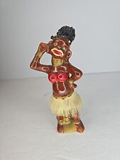 Rare Antique Black African Woman Figurine,  Antique Ceramic Figurine 1930s JAPAN picture