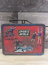 Vintage 1950’s Sports Afield Ohio Art Metal Lunchbox  picture