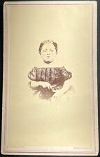 1864-66 CDV PHOTO CIVIL WAR ERA YOUNG GIRL; STAMPED; Clarkson Photo, Amesbury MA picture