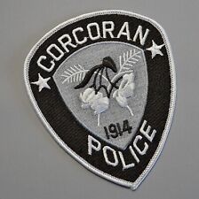 Corcoran California Police SWAT Subdued Black Patch #1 ++ Mint Kings County CA picture