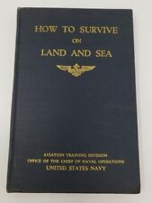 WWII Survival How to Survive on Land and Sea U.S. Navy Aviation 1943 picture
