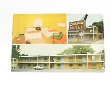 Lockview Motel & Cottages, SAULT STE MARIE, Michigan Advertising Postcard UNP picture