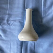 Vintage White MILK GLASS Flower Bud  6” Vase  Collectible picture