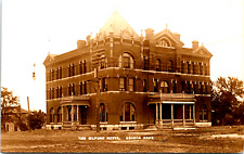 Seneca, Kansas KS Real Photo Antique Postcard Gilford Hotel 1907 picture