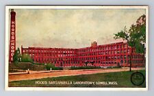 Lowell MA-Massachusetts, Hood's Sarsaparilla Laboratory Antique Vintage Postcard picture
