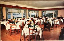 Beacon New York Dutchess Manor Restaurant Interior Vintage Postcard c1950 picture