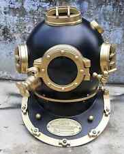 Antique Diving Helmet US Navy Mark V Solid Metal 18 Inch Size Divers helmet new picture