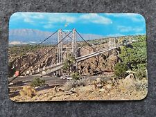 View at the Royal Gorge, near Canon City Colorado Vintage Postcard picture