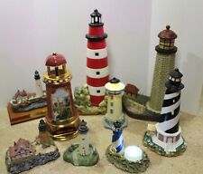 Lot of 9 lighthouse figurines picture