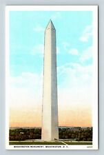 Washington Monument, Granite, Street View, Washington D.C. Vintage Postcard picture