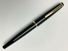 MONTBLANC MEISTERSTUCK NO. 32P IN BLACK & GOLD WITH 14K GOLD NIB F SIZE - MINT picture
