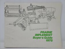 Vintage 1978 PRAIRIE IMPLEMENT Buyer's Guide Canada Catalog Farming picture