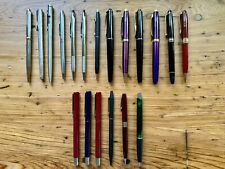 Vintage Lot Of Ballpoint Pens And Pencils, Cross-Parker-Sheaffer-Montefiore-more picture