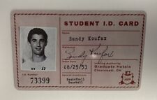 Sandy Koufax Student ID Key Card Graduate Hotels Cincinnati Ohio picture