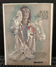 1986 Reebok Shoes Print Ad,   (A1) picture