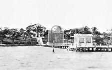 Tarpon Inn Boat Dock Useppa Island Florida FL Reprint Postcard picture
