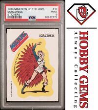 SORCERESS PSA 9 1984 Masters of the Universe Sticker #17 picture