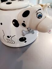 Vintage Tea Pot Kamenstein Dalmatian Dog Kettle Teapot Fireman Looks New Cute picture